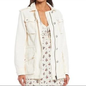 Cream Cargo jacket NWT